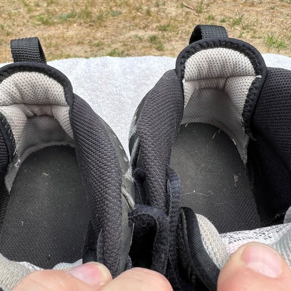 NIKE Merciless Shark Men's 9 Black White Football Cleats‎ Shoes 349035-011 - Picture 9 of 12